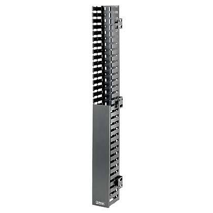 Panduit IN-Kabine Dikey Kablo Yöneticisi yönetmek ve hemen hemen her geniş kabin tasarımı kusursuz uyum sağlamak üzere yeterli esnekliği ile ekipman arasındaki kabloları organize rota için tasarlanmıştır. Yan montaj aparatı, tek taraflı, PVC, 18RU, Siyah,