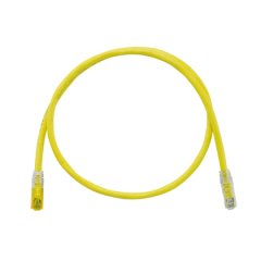 Kitlenmesi, Kategori 6A, 24 AWG, diğer ucunda 10 Gb / s bir ucunda TX6A ™ 10Gig ™ Anahtarlı Modüler Tak UTP ara kablosu ve TX6A ™ 10Gig ™ Olmayan Anahtarlı Modüler Tak. Patent bekleyen matris Bant Teknolojisi, Sarı, 10 metre içerir.
