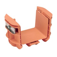 Önceden monte edilen 4 inç x 4 in QuikLock ™ elemanı hızlı kanal ve / veya parçaları iki bölümünü birleştirir. Mekanik cıvataları sıkmadan takılır. Cıvata, gerektiğinde bağlantı kaldırılır izin Orange, 1 parça 3 / 8in somun ile bırakın.