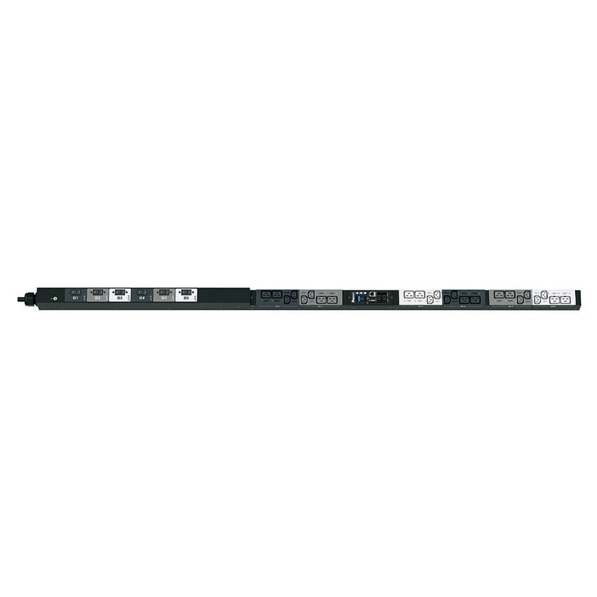 SmartZone ™ G5 başına Çıkışı (MPO Seri) Raf PDU İzlenen 32 bir 3-faz, 415V, (12), bir C13 ve (12) C19 kaplar, IEC 60.309 3P + N + E 6H 32A fiş ve önlemler 68,898 ''U x 2.047'' . Siyah: W 2.1'' D (1750.1mm x 50.8mm x 53.3mm) Renkli x
