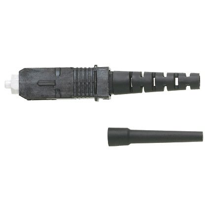 Saha Polonya SC Simplex Pot & Polonyalı Stil OM2 / OM3 / OM4 Bağlayıcı, 900um / 3.0mm Siyah Boots Siyah Konut