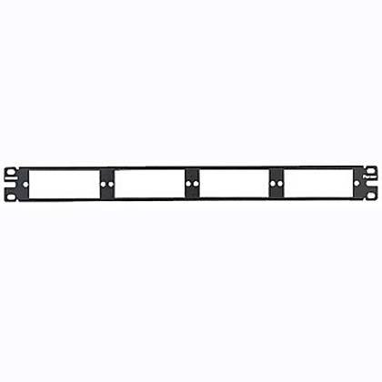 Düz elyaf patch panel. Dört FAP veya FMP adaptör panellerine kadar tutar.