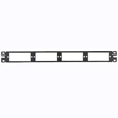Düz elyaf patch panel. Dört FAP veya FMP adaptör panellerine kadar tutar.