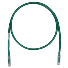 Kitlenmesi, Kategori 6A, 24 AWG, diğer ucunda 10 Gb / s bir ucunda TX6A ™ 10Gig ™ Anahtarlı Modüler Tak UTP ara kablosu ve TX6A ™ 10Gig ™ Olmayan Anahtarlı Modüler Tak. Patent bekleyen matris Bant Teknolojisi, Yeşil, 3 metre içerir.