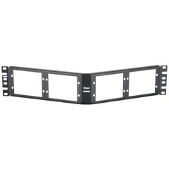 Açılı elyaf patch panel. Sekiz FAP veya FMP adaptör panellerine kadar tutar. FMT2A kullanım içindir.