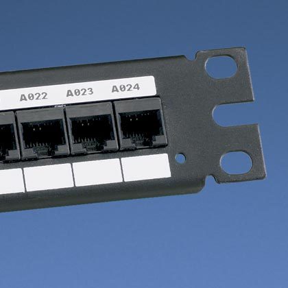 Lazer / mürekkep püskürtmeli ağ etiket, 1.50'' beyaz H, yapışkan poliolefin, W 0.75'' x.