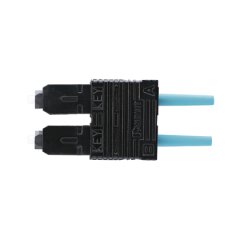 SC 50/125 | mm OM3 / OM4 modlu simpleks bağlayıcı aqua 900 mikronluk sıkı tamponlu fiberlerin için tasarlanmıştır. Dışarıda RoHS direktifi kapsamı olan sabit tesislerde kullanılmak üzere tasarlanmıştır.