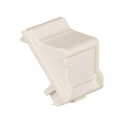 NetKey standart UK LJU6C açıklık (22,3 mm x 36.9mm) içine kapanan adaptör enstantane eğimli, bir kilit taşı modülü kabul eder. Arktik Beyaz