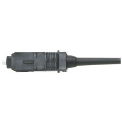 900um Siyah Boot ile SC Simplex OptiCam Stil OM1 Bağlayıcı, Elektrikli Fildişi Konut Ön Cilalı