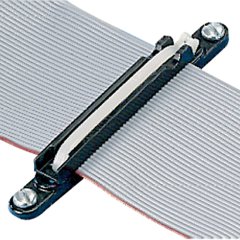 Yassı kablo montaj sistemi, FCPI levha, 1'' (25,4 mm), kablo genişliğinin, siyah, standart paket.