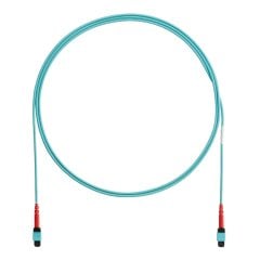OM4 12 lif arabağlantı kablosu tertibatı düşük sıfır Halojen Duman (LSZH) bir çekme halkası, 11 metre ile PanMPO dişi Metot B Optimize IL için PanMPO kadın.