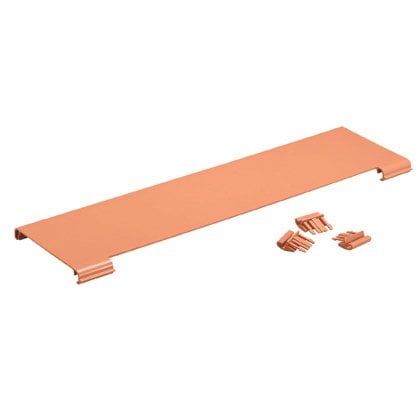 Tamamen için kullanılır FRDDS6X4OR uydurma 6x4 çift downspout içine alın. Kapak, üç menteşe klipler ile uygun bir baz eklenir. Menteşe klipler tamamen kapalı bir pozisyon ile, 90'dan daha açık bir pozisyon Greater °, Orange döndürülmesi menteşeli kapağı s