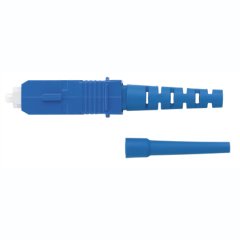 SC Tekli simpleks fiber optik 1.6mm için bağlayıcı - 2.0 mm kablo veya 900um tamponlu fiber yüklemesini gömlekli.