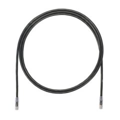 Kategori 6A, her iki ucunda TX6A ™ 10Gig ™ Modüler Fişler, Black, 6 metre ile 10 Gb / s UTP ara kablosu.
