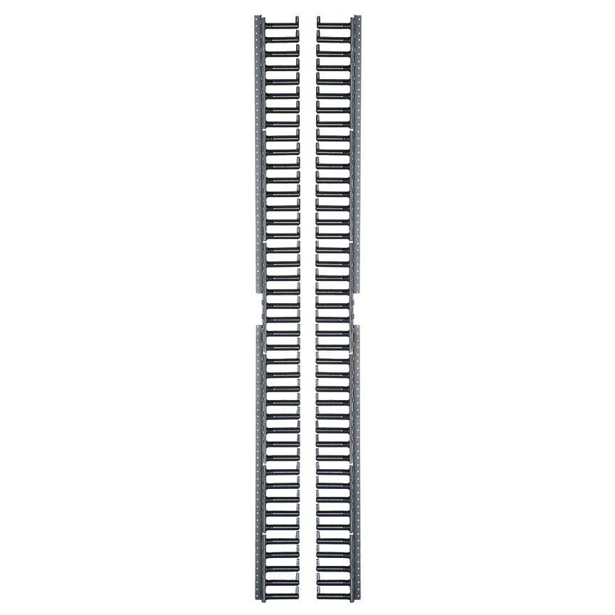 Parmak Parantez Takımı, 800W 45RU Net-Ayet dolapları raylarına ataşeler, siyah