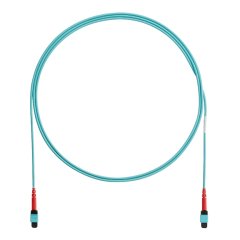 OM4 12 lif arabağlantı kablosu tertibatı düşük sıfır Halojen Duman (LSZH) bir çekme halkası, 23 metre, PanMPO dişi Metot B Optimize IL için PanMPO kadın.