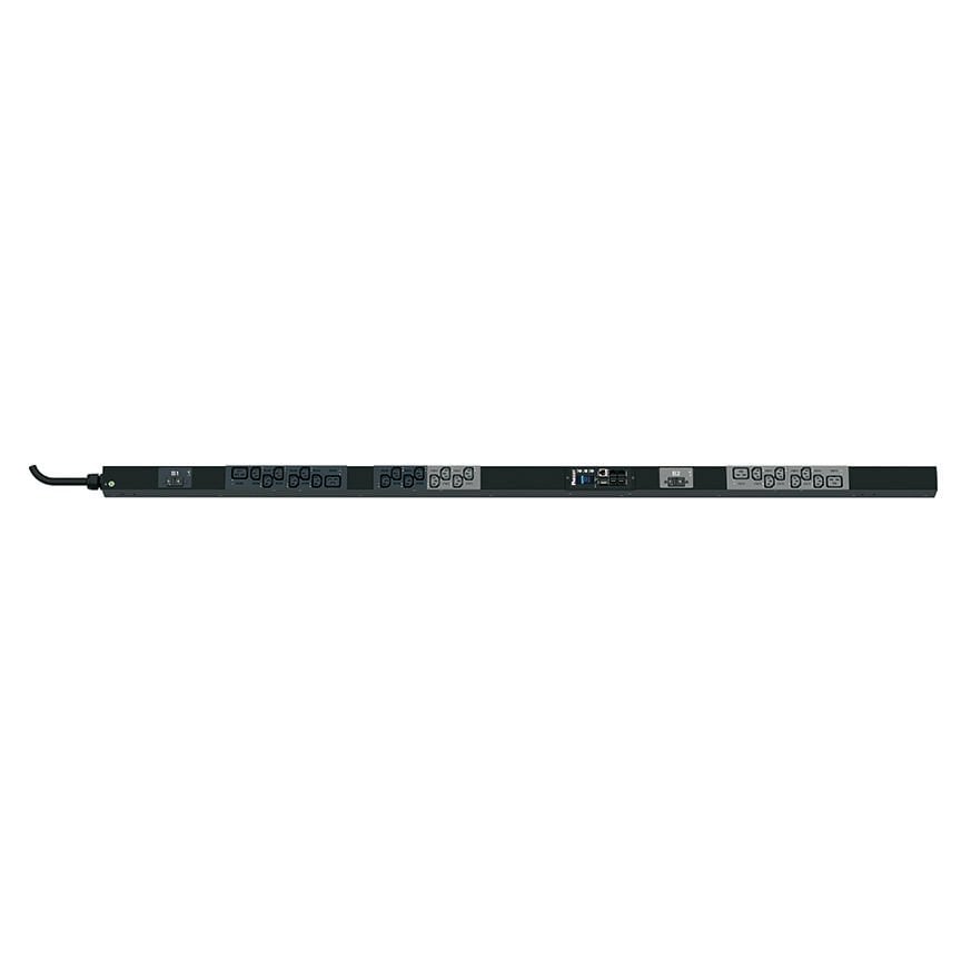 SmartZone ™ G5 başına Çıkışı (MSPO Seri) 60.309 2P + E 6h 32A fiş ve önlemler 68,898 ''U x 2.047'' W x PDU, 32 tek bir faz, 230V, (20), C13 ve (4) C19 kapları, IEC Raf Anahtarlı İzlenen 2.1'' D (1750.1mm x 50.8mm x 53.3mm) Renk:. Siyah
