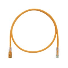 Anahtarlı, Kategori 6, diğer ucunda bir ucunda TX6 ™ PLUS Anahtarlı Modüler Plug and TX6 ™ PLUS Olmayan Anahtarlı Modüler Plug, Orange, 2 metre ile UTP ara kablosu.