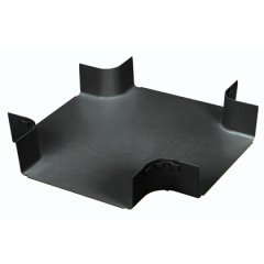 12x4 kanalı ve / veya bağlantı parçaları takılır iki 12x4 çıkışı olan bir horiztonal dört yollu çapraz kesişme oluşturmak için kullanılır. İsteğe bağlı bölünmüş kapağı FRWCSC12BL kabul eder.