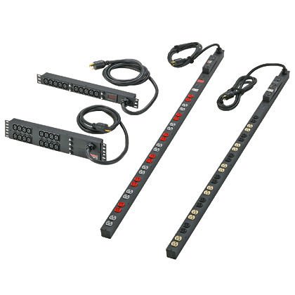 Siyah olan 32A, tek fazlı 230V yatay temel raf PDU 10 IEC Cı-13 kapları bulunmaktadır. 6H 2P + E giriş kablosu - Bu anahtarlar kapalı-iki düşük profilli 16A, tek kutuplu manyetik kesicisi ve bir mavi 10' (3m) sıçrama geçirmez IEC 60.309 sahiptir. Bu 1.73H