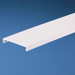 Kanal kapağı, 1 G x 6' uzunluk, PVC, beyaz.