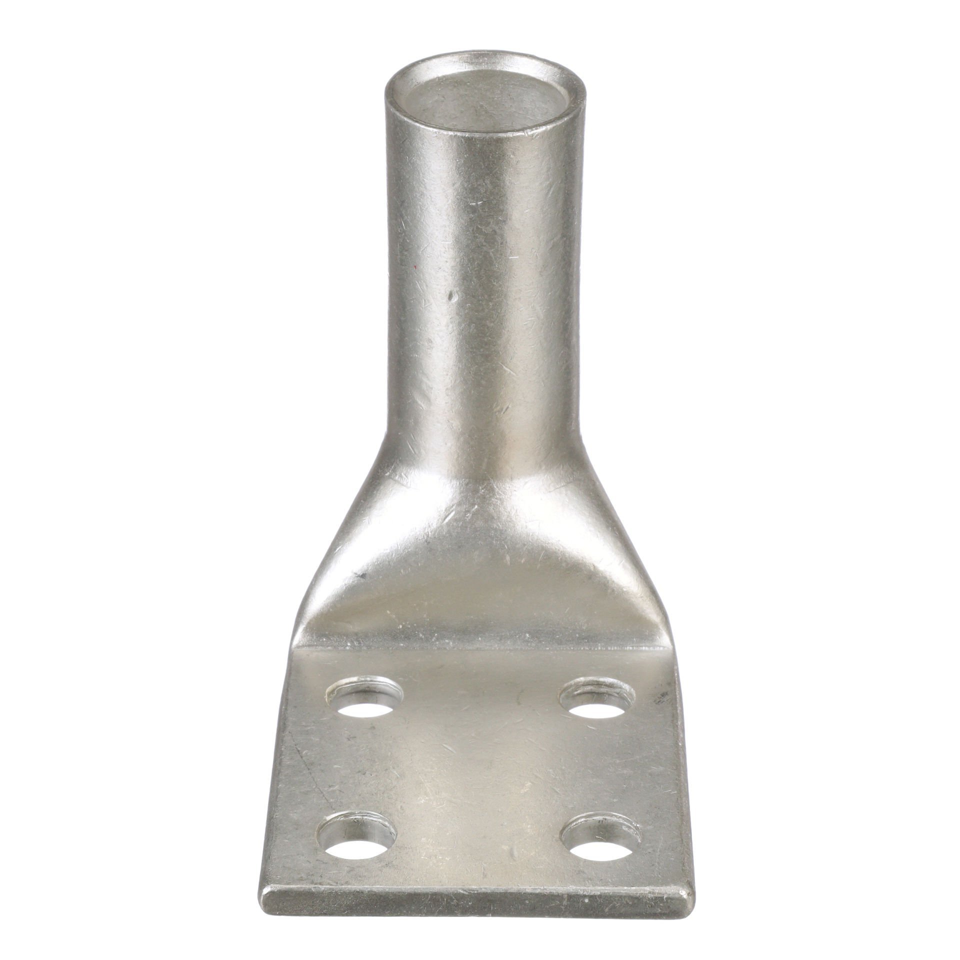 Bakır sıkıştırma pabucu 4 Delik 1000 kcmil, 1/2'' (12,7mm) saplama, 1.75'' delik aralığı 90 ° Dirsek