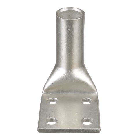 Bakır sıkıştırma pabucu 4 Delik 1000 kcmil, 1/2'' (12,7mm) saplama, 1.75'' delik aralığı 90 ° Dirsek