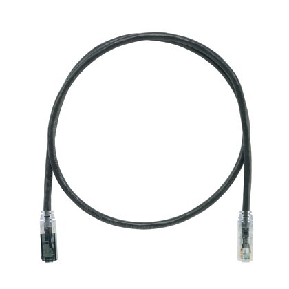 Anahtarlı, Kategori 6, diğer ucunda bir ucunda TX6 ™ PLUS Anahtarlı Modüler Plug and TX6 ™ PLUS Olmayan Anahtarlı Modüler Plug, Black, 5 metre ile UTP ara kablosu.