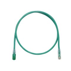 Anahtarlı, Kategori 6, diğer ucunda bir ucunda TX6 ™ PLUS Anahtarlı Modüler Plug and TX6 ™ PLUS Olmayan Anahtarlı Modüler Plug, Green, 7 metre ile UTP ara kablosu.