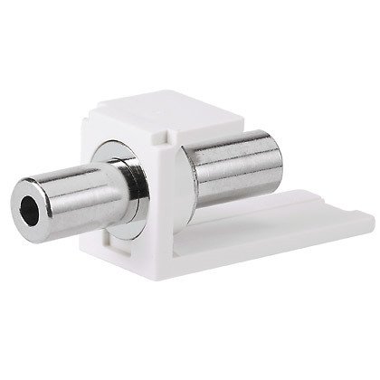 3,5 mm stereo bağlantı modülü, Beyaz.