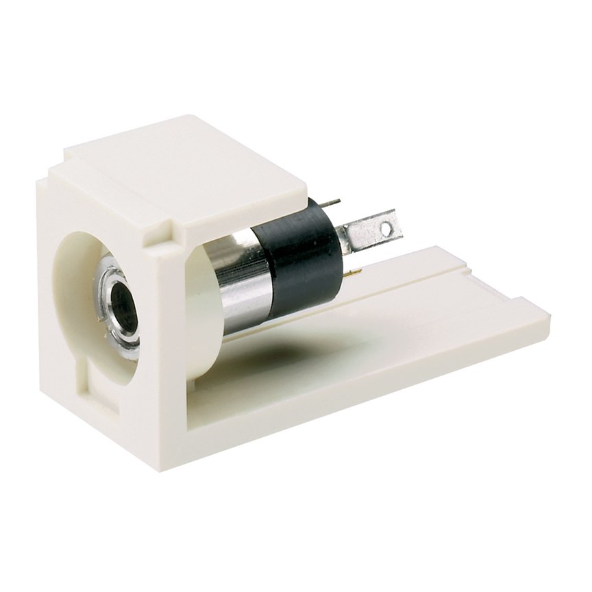 Modül tek 3.5mm (1/8'' ) stereo kulaklık lehim tipi konektör, White ile birlikte.