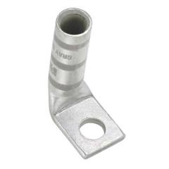 Bakır Sıkıştırma lg, 1 delik, 400 kcmil, uzun Namlu, 1/2'' (12.7 mm) saplama, 90 ° bükme