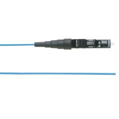 OM3, 1 lif, 900um tamponlu fiber LC için helezon modlu simpleks helezon, (bir LC bir ucunda bağlayıcı ve diğer uçta da açık) 1 metre