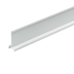 Panduct® katı Bölücü panel, 3.00'' Nominal kanal yüksekliği, beyaz 6' uzunlukta, PVC,.