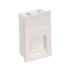 Kısa Com standart UK LJU6C açıklık (22,3 mm x 36.9mm) içine adaptör enstantane kalıplanır, bir Mini-Com modülü kabul eder. Siyah
