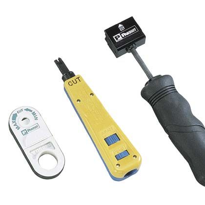 5-pair punchdown aracı için yedek kafa düzeneği.
