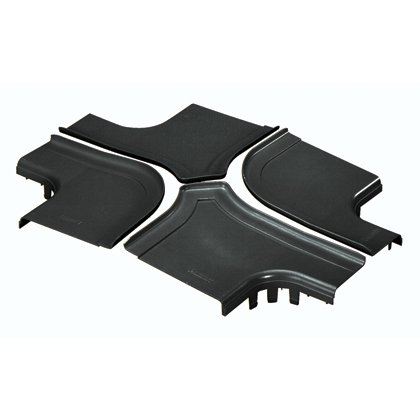 Dört yönlü çapraz uydurma FRFWC12X4W6BL için opsiyonel bölünmüş kapağı. Snap-on özelliği kapak yüklenmiş ve gerekli hiçbir araçlarıyla çıkarılmasını sağlar. kolay eklemek için erişim veya kaldırma kablolar için 3/4 (19mm) açıklığı radyal oluşturur.