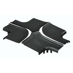 Dört yönlü çapraz uydurma FRFWC12X4W6BL için opsiyonel bölünmüş kapağı. Snap-on özelliği kapak yüklenmiş ve gerekli hiçbir araçlarıyla çıkarılmasını sağlar. kolay eklemek için erişim veya kaldırma kablolar için 3/4 (19mm) açıklığı radyal oluşturur.