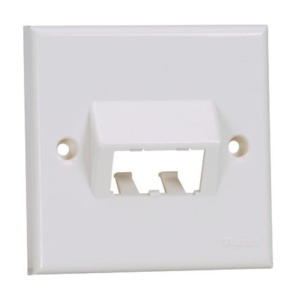 Mini Com 86mm x 86mm eğimli aynası, iki Mini-Com modülleri kabul vida kapakları içerir. Arktik Beyaz