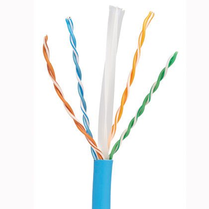 Kategori 6, LSZH, 4 çift UTP bakır kablo. Bakır iletkenler 24 AWG bulunmaktadır. İletkenler, düşük duman sıfır halojen ceketi ile entegre bir çift bölme ile ayrılmış ve korumalı, çiftler halinde bükülür.