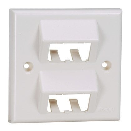 Mini Com 86mm x 86mm eğimli aynası, dört Mini-Com modülleri kabul vida kapakları içerir. Arktik Beyaz