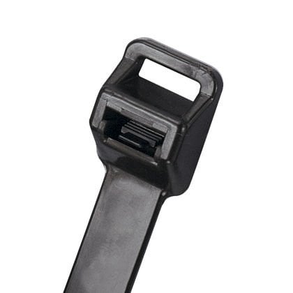 Tüm-Ty® salınabilir bağlama bağlantı, çok ağır bir enine kesit, 40.1 (1019mm) uzunluk, hava şartlarına dayanıklı naylon 6.6, siyah, standart paket.