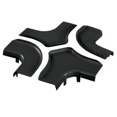 Dört yönlü çapraz uydurma FRFWC6X4BL için opsiyonel bölünmüş kapağı. Snap-on özelliği kapak yüklenmiş ve gerekli hiçbir araçlarıyla çıkarılmasını sağlar. kolay eklemek için erişim veya kaldırma kablolar için 3/4 (19mm) açıklığı radyal oluşturur.