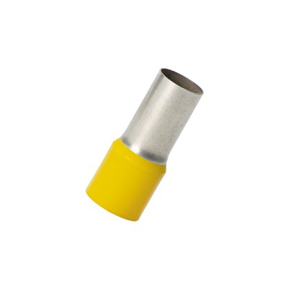 Polipropilen izole halkalar tek sarı tel DİN manşonlar, 300 kcmil (150.0mm²) tel boyutu, 1.26 (32.0mm) Pim uzunluğu.
