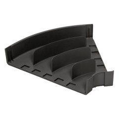 24x4 kanalı ve / veya bağlantı parçaları için bağlanan bir düz yatay bir çalışma, siyah 45 ° yatay dönüş oluşturmak için kullanılır.