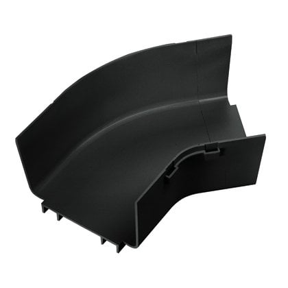 6x4 kanalı ve / veya bağlantı parçaları için bağlanan bir düz yatay bir çalışma 45 ° yatay dönüş oluşturmak için kullanılır. İsteğe bağlı bölünmüş kapağı FRH45SC6BL kabul eder.