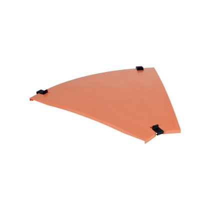 Yatay 45 ° 'lik açı montaj FRH4524X4OR için opsiyonel bir katı kapak. Snap-on özelliği kapak yüklenmiş ve gerekli hiçbir araçlarıyla çıkarılmasını sağlar.