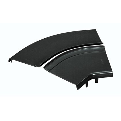 Yatay 45 ° 'lik açı montaj FRH4512X4BL için isteğe bağlı bölme kapağı. Snap-on özelliği kapak yüklenmiş ve gerekli hiçbir araçlarıyla çıkarılmasını sağlar. radyal oluşturur kolay erişim için 3/4 (19 mm) açıklık eklemek veya kaldırır kablolar için.