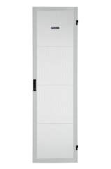 45RU geniş bir ağ-verse dolabı, beyaz 600mm x Tek menteşe ön kapı delikli
