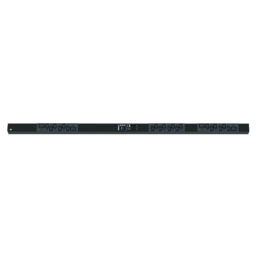 SmartZone ™ G5 başına Çıkışı (MSPO Seri) 60.309 2P + E 6h 16Aplug ve önlemler 58,661 ''U x 2.047'' W x 2.1 PDU, 16 tek bir faz, 230V, (20), C13 ve (4) C19 kapları, IEC Raf Anahtarlı İzlenen ''D (1491mm x 50.8mm x 53.3mm) Renk:. Siyah